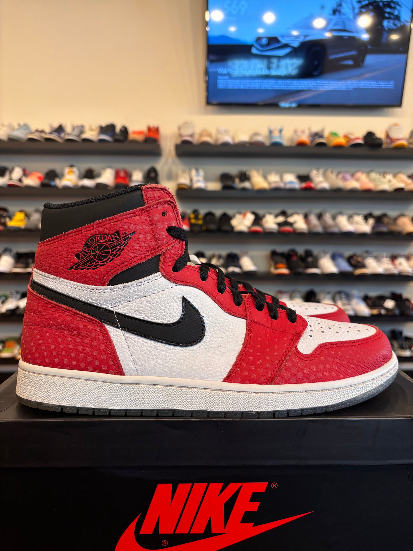 Jordan 1 SpiderMan Origin Story Size 11.5 Pre-Owned