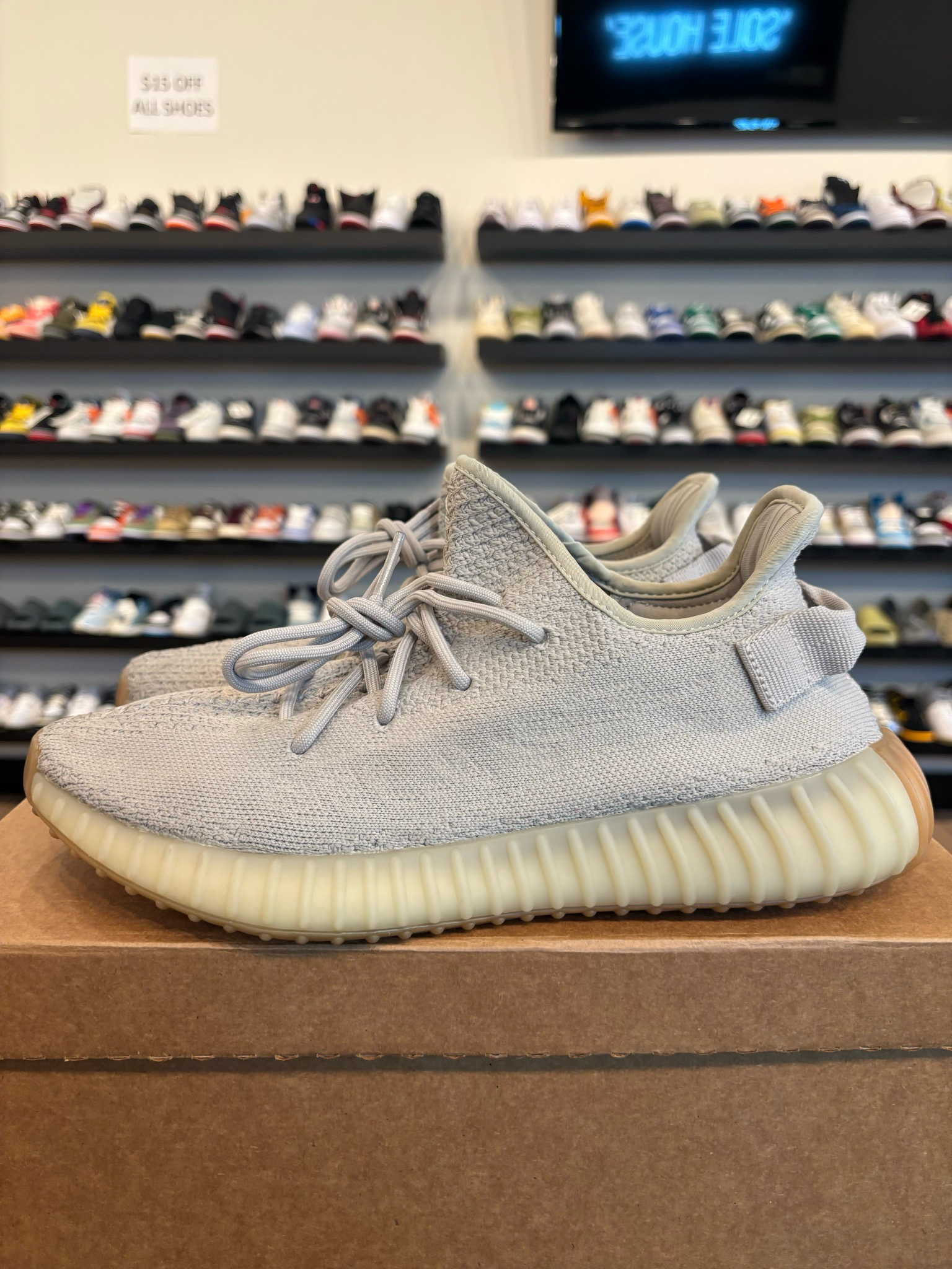 Yeezy 350 V2 Sesame Size 10 Pre-Owned (No Box)
