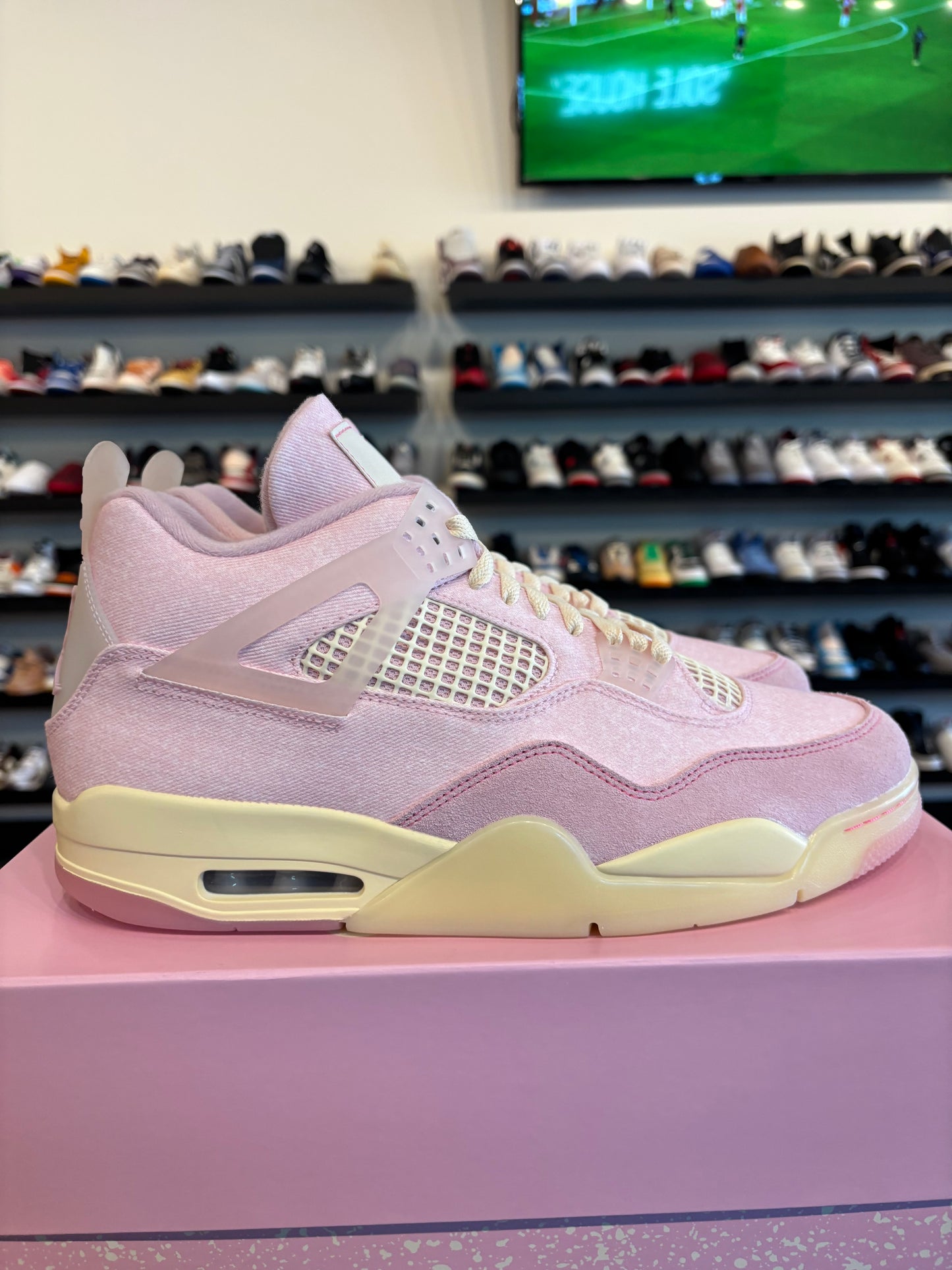 Jordan 4 Iced Carmine Size 10.5 (12W) Brand New
