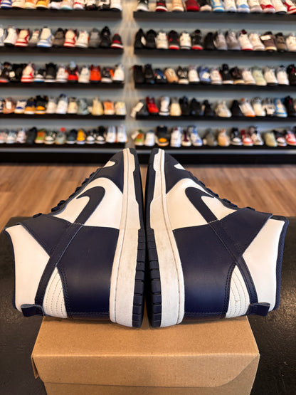 Nike Dunk High Midnight Navy Size 12 Pre-Owned (No Box)