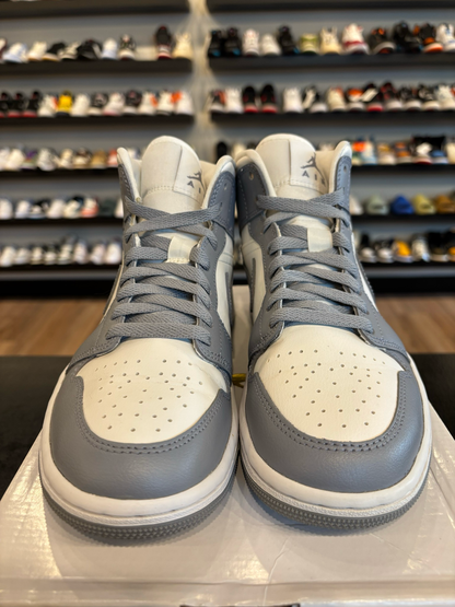 Jordan 1 Mid Cool Grey Size 5.5Y (7W) Pre-Owned