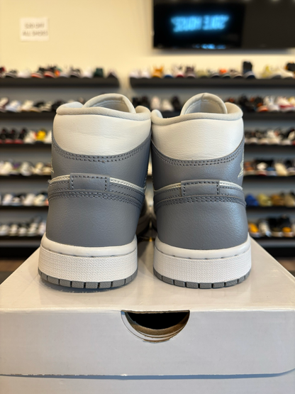 Jordan 1 Mid Cool Grey Size 5.5Y (7W) Pre-Owned