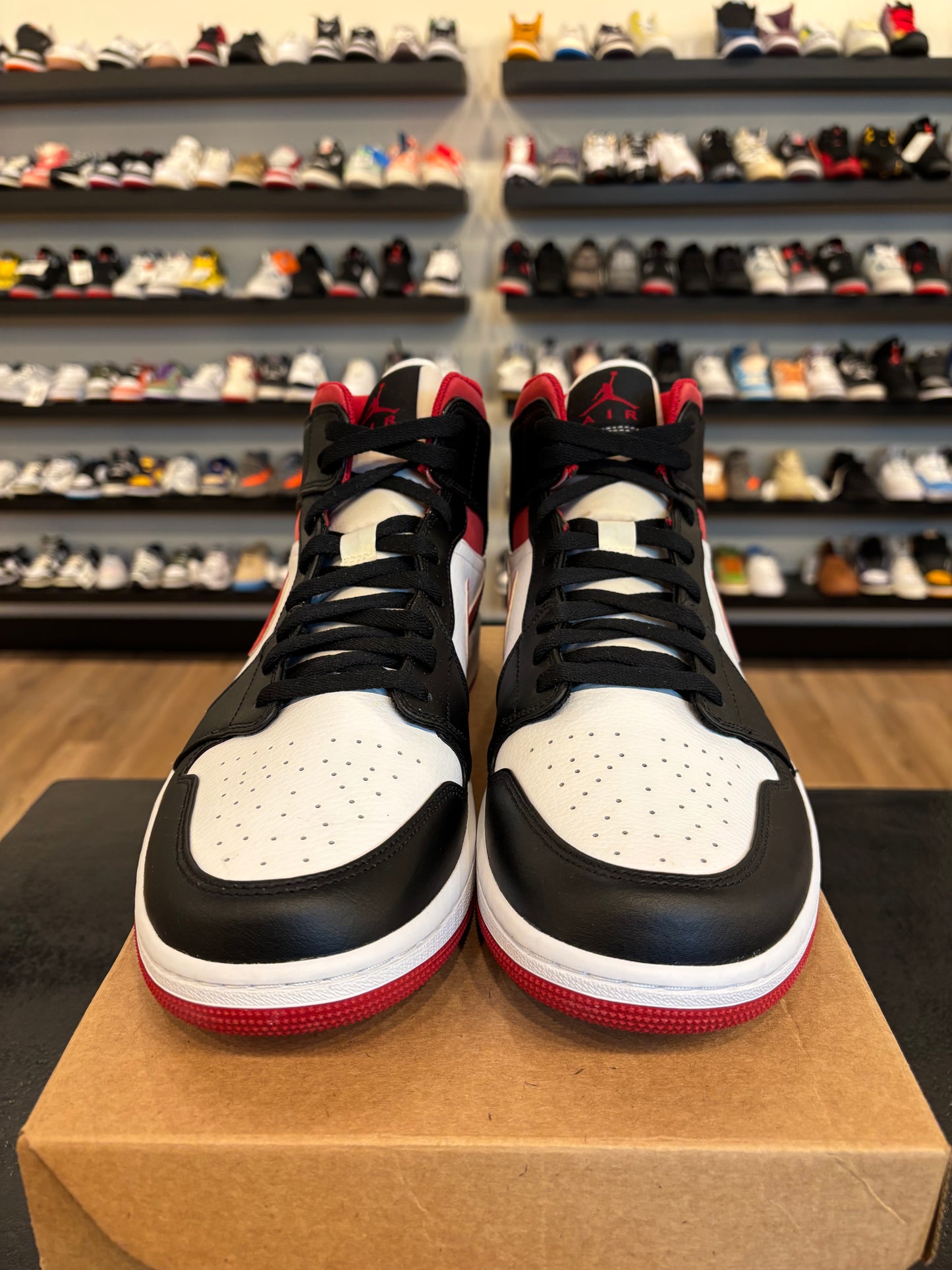 Jordan 1 Mid Team Red Size 13 Brand New (No Box)