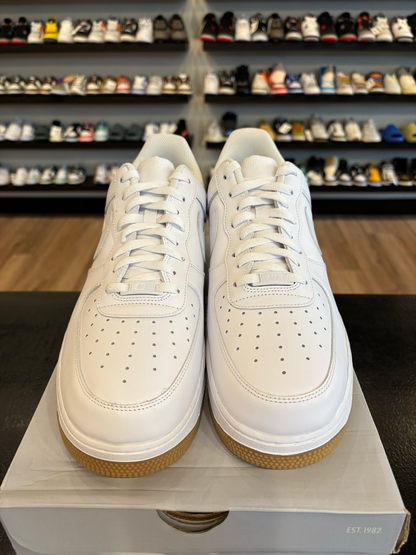 Nike Air Force 1 White Gum Size 13 Brand New