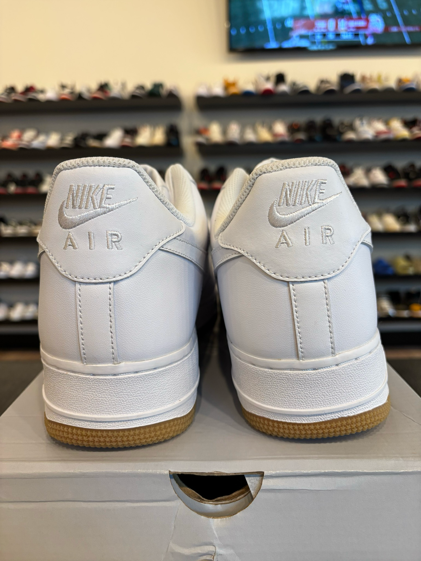 Nike Air Force 1 White Gum Size 13 Brand New