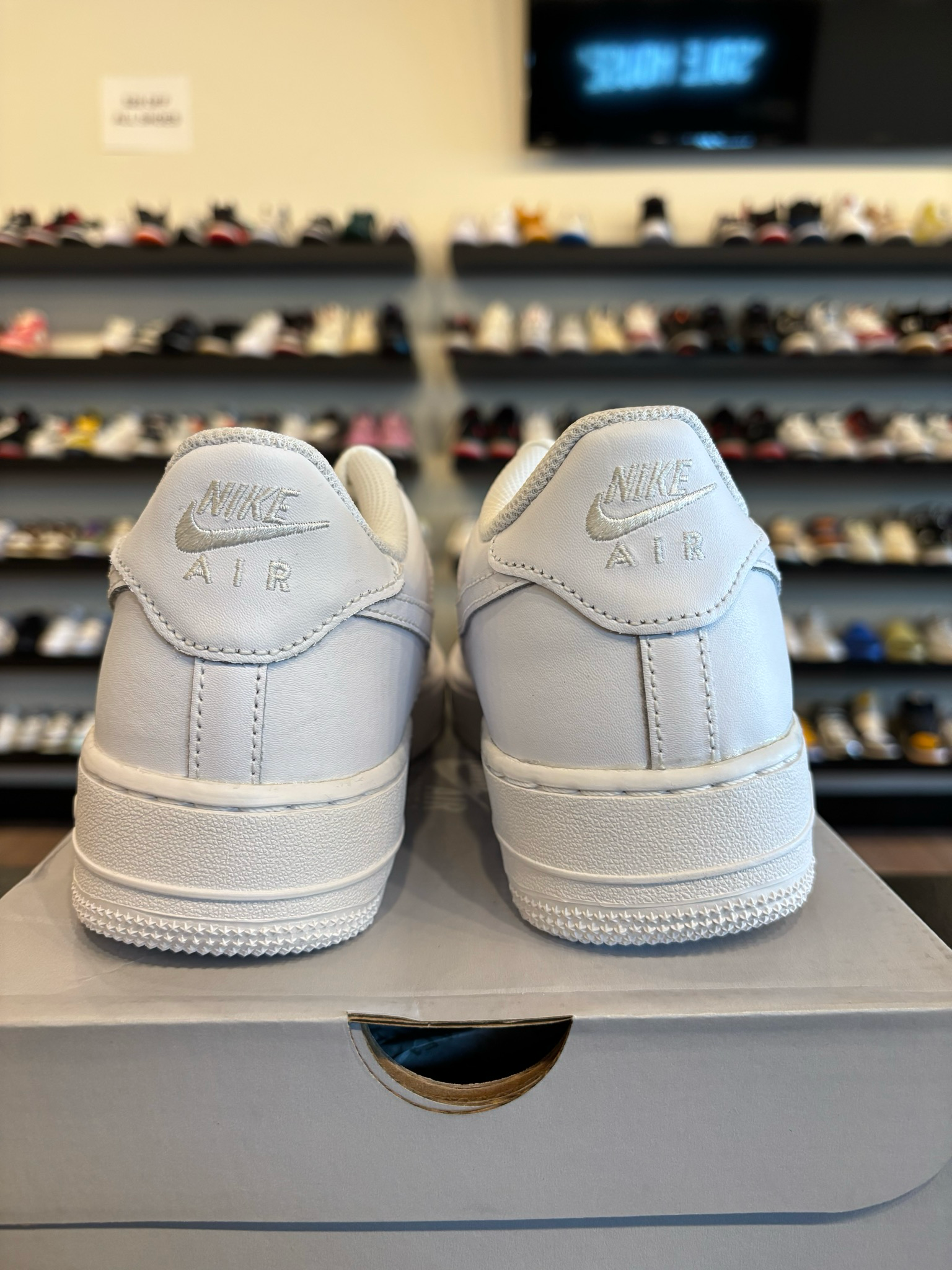 Nike Air Force 1 Low Triple White Size 7Y (8.5W) Brand New
