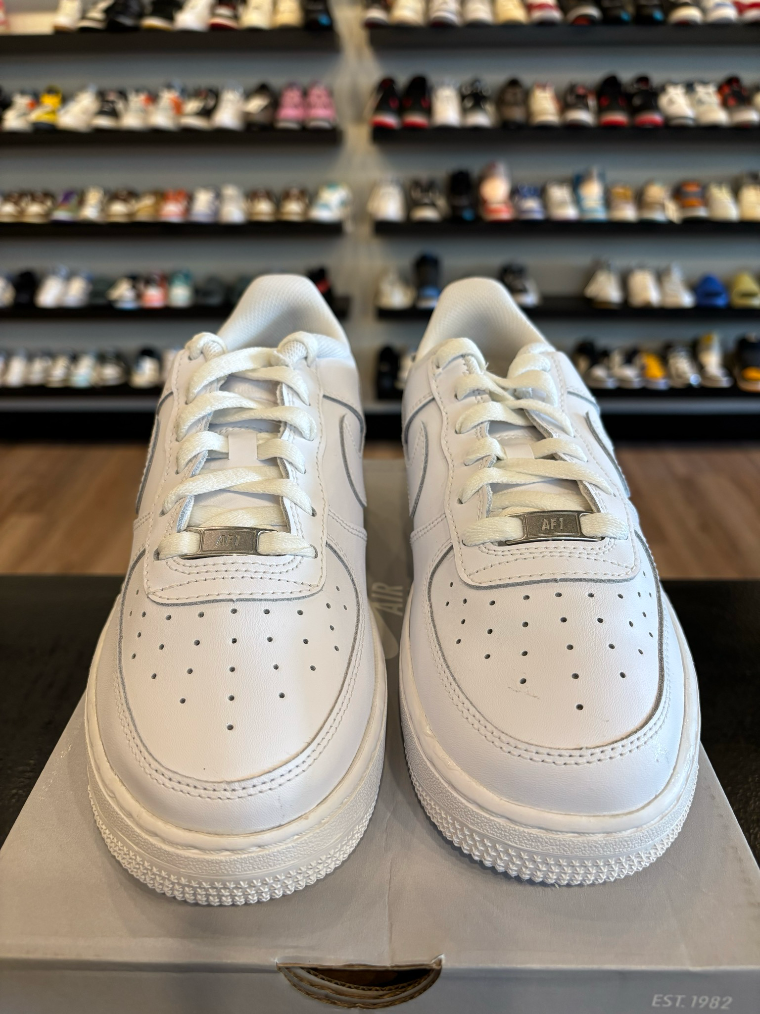 Nike Air Force 1 Low Triple White Size 7Y (8.5W) Brand New