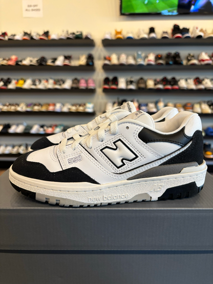 New Balance 550 Black White Size 5Y (6.5W) Brand New