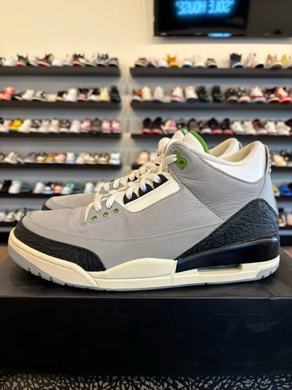 Jordan 3 Chlorophyll Size 10 Pre-Owned