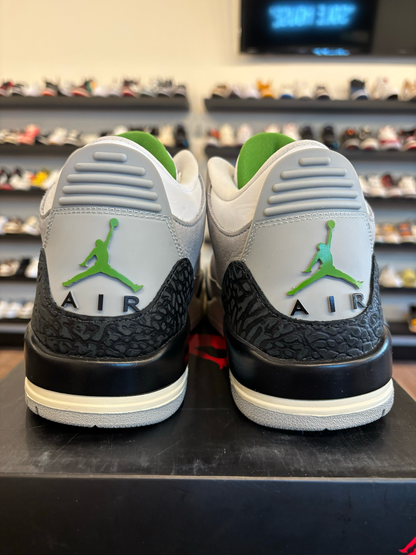 Jordan 3 Chlorophyll Size 10 Pre-Owned