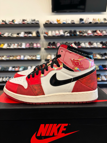 Jordan 1 Spiderman Size 6Y (7.5W) Pre-Owned