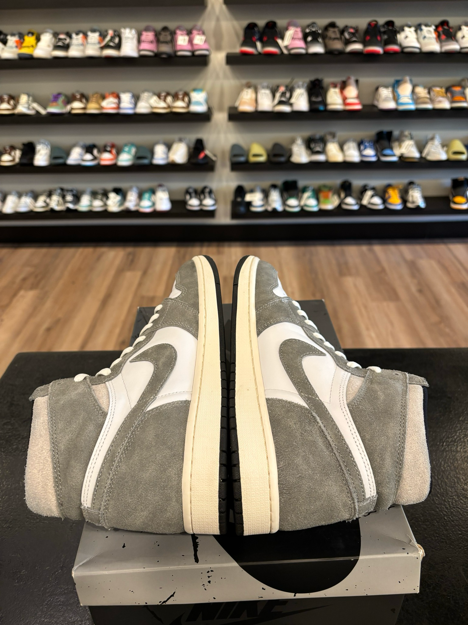 Jordan 1 Washed Black Size 9.5 Pre-Owned