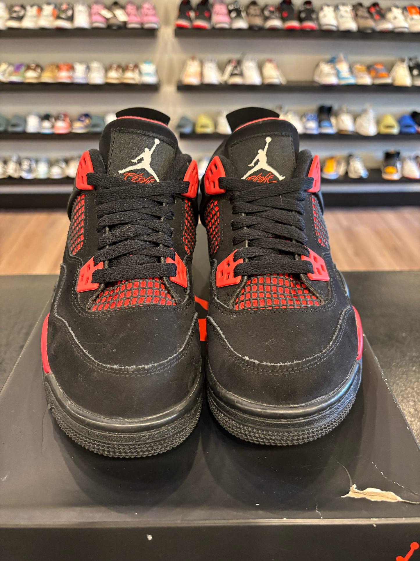 Jordan 4 Red Thunder Size 5.5Y (7W) Pre-Owned