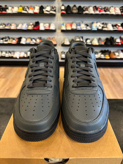 Nike Air Force 1 Low Black SWOOSH Size 9 Brand New