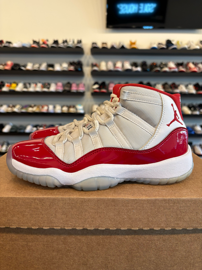 Jordan 11 Cherry Size 4.5Y (6W) Pre-Owned (No Box)