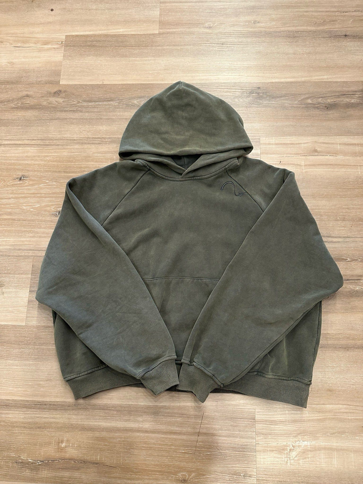 Only Way Studios 'Faith Over Fear' Hoodie Green Size XL Brand New