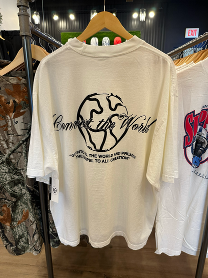 Ash Convert The World Tee White Size M/L