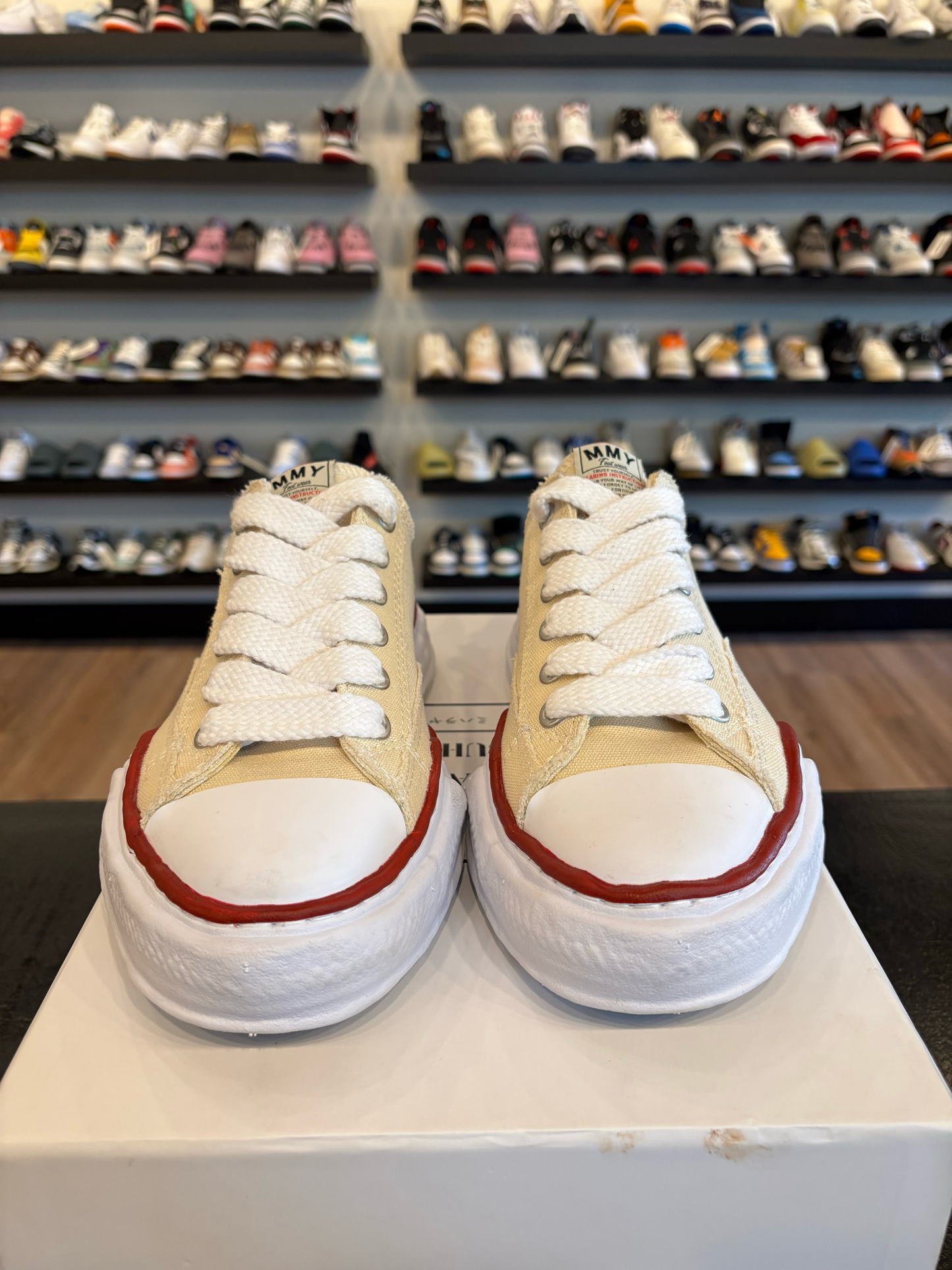 Maison Mihara Yasuhiro Peterson Canvas Low Natural Size 7.5 (40EU) Pre-Owned