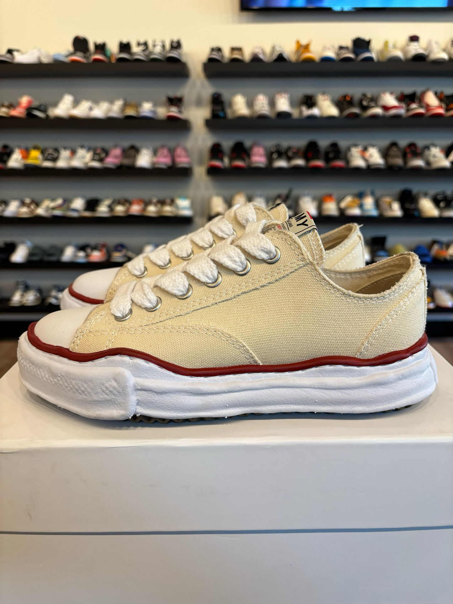 Maison Mihara Yasuhiro Peterson Canvas Low Natural Size 7.5 (40EU) Pre-Owned