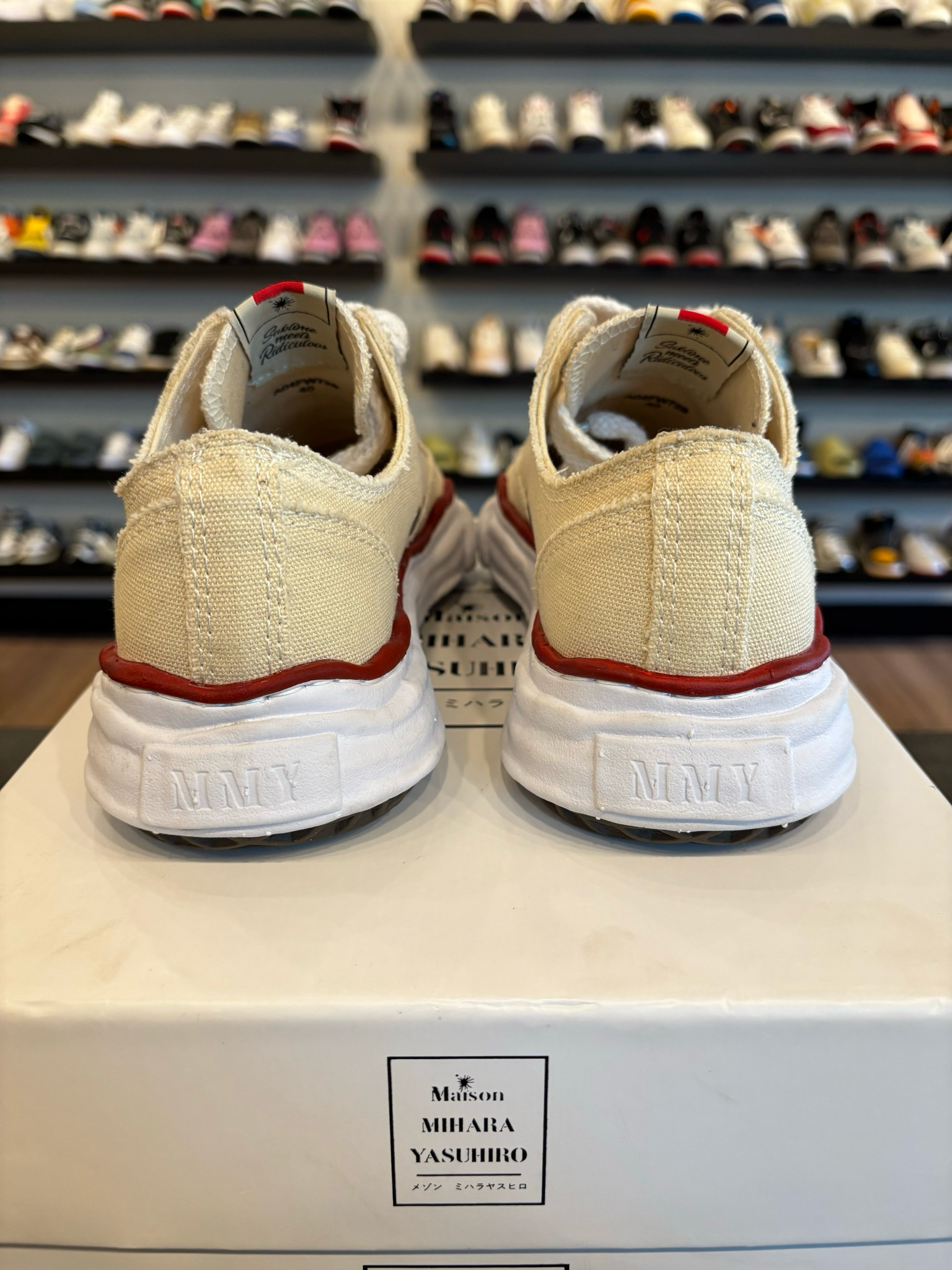 Maison Mihara Yasuhiro Peterson Canvas Low Natural Size 7.5 (40EU) Pre-Owned
