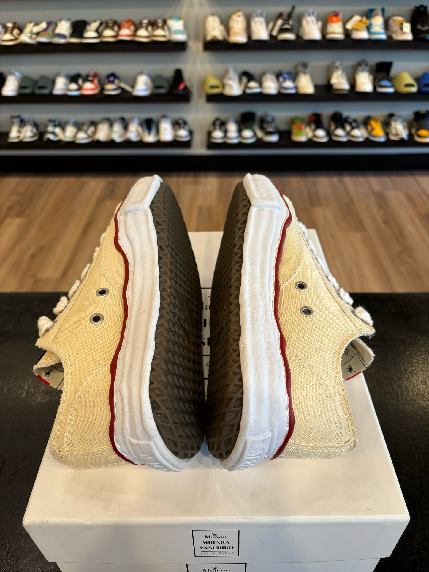 Maison Mihara Yasuhiro Peterson Canvas Low Natural Size 7.5 (40EU) Pre-Owned