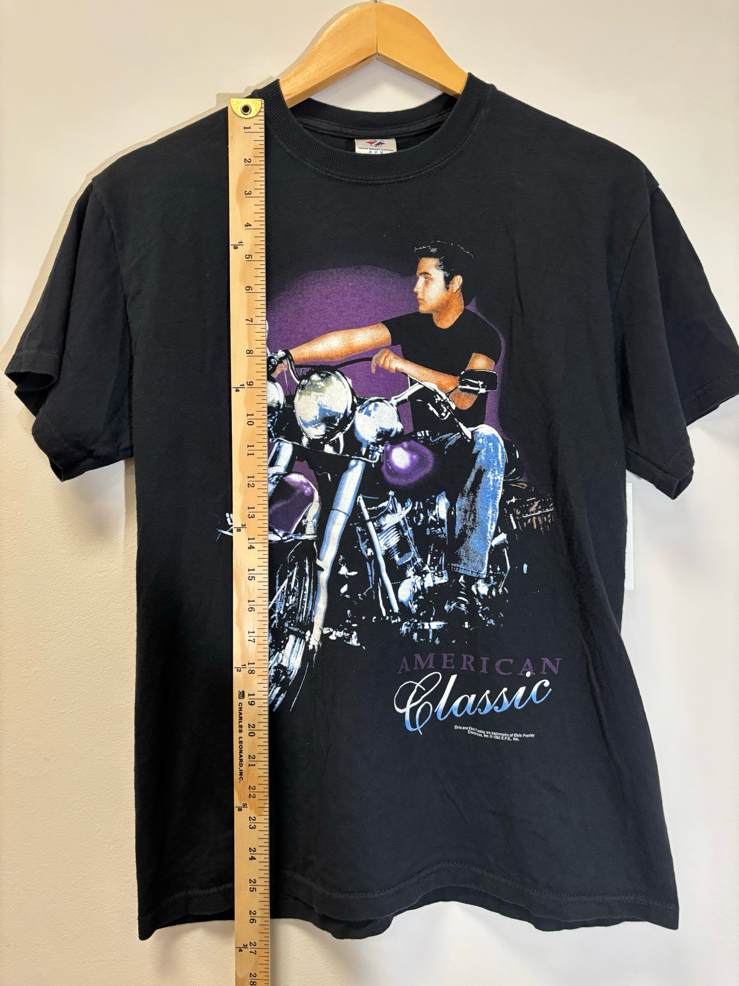 Elvis American Classic Black Tee Size Medium Vintage