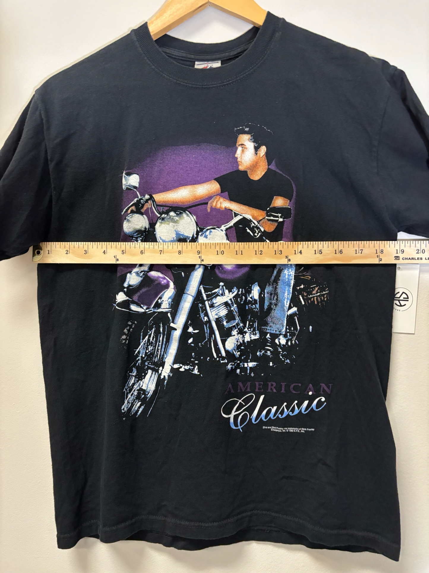 Elvis American Classic Black Tee Size Medium Vintage