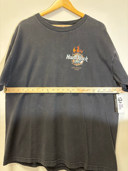 Hard Rock Cafe Orlando Tee Black Size XL Vintage