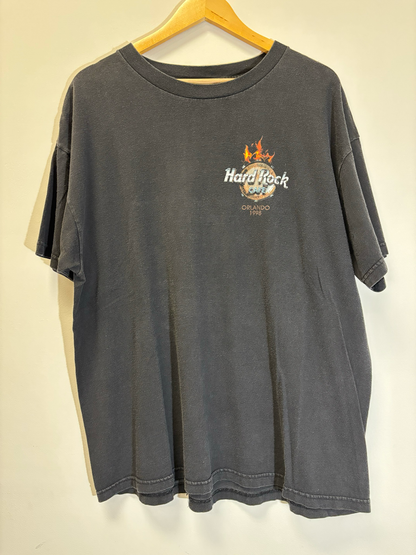 Hard Rock Cafe Orlando Tee Black Size XL Vintage