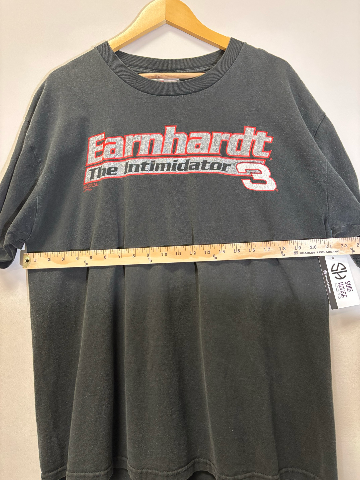 Dale Earnhardt Racing Tee Black Size XL Vintage
