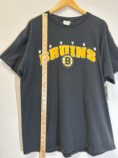 Boston Bruins Tee Black Size XL Vintage