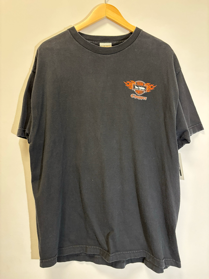 Bike Team Chopper Tee Black Size XL Vintage