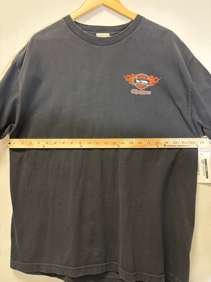 Bike Team Chopper Tee Black Size XL Vintage