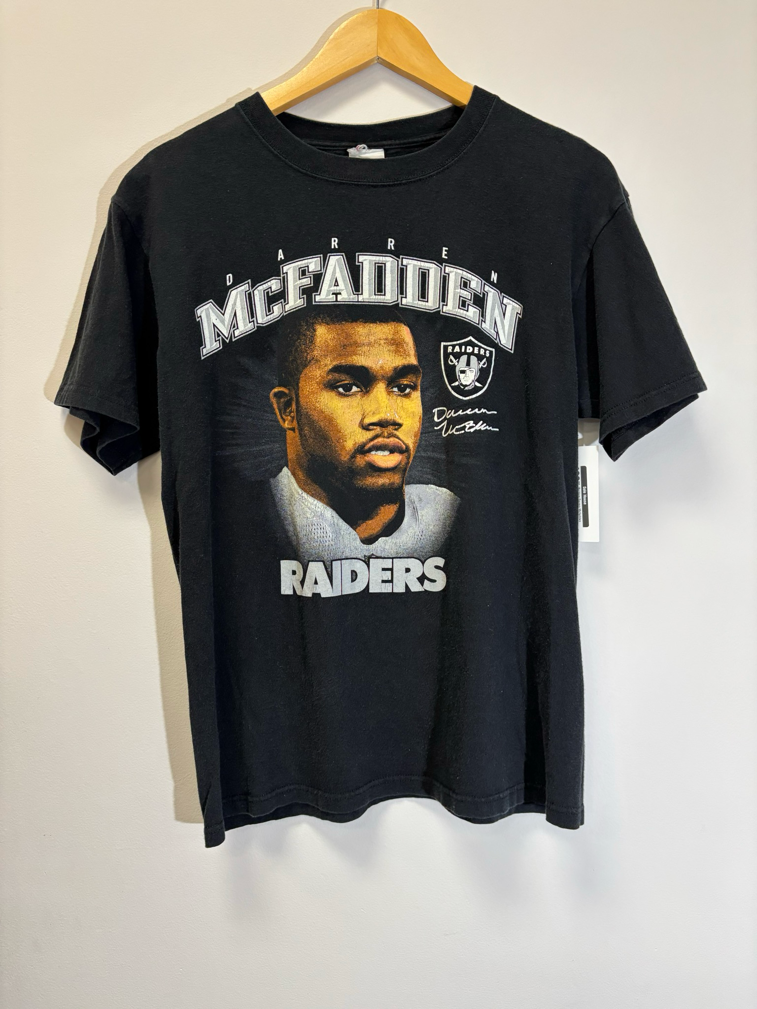 Raiders Darren Mcfadden Tee Black Size Medium Vintage