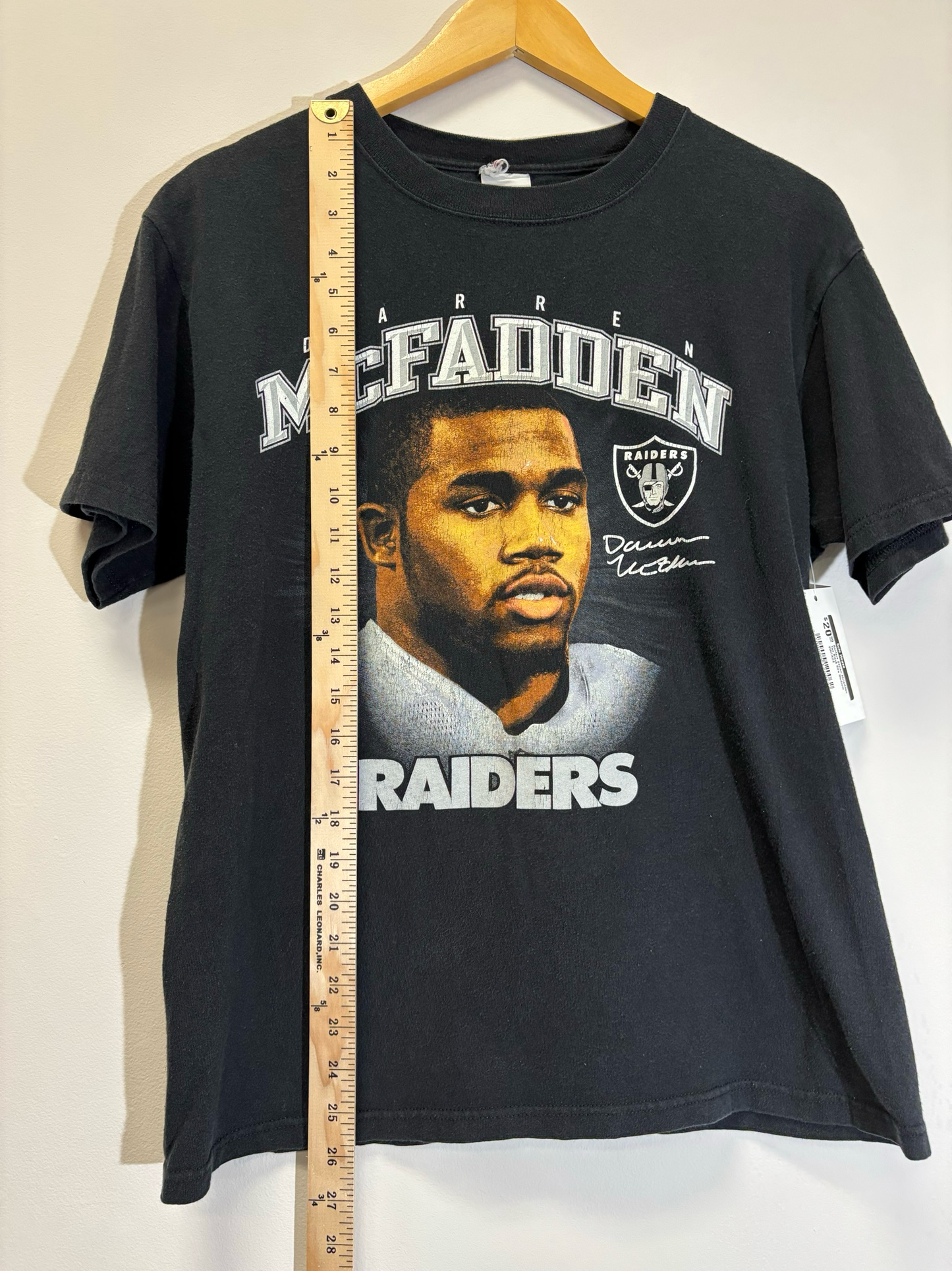 Raiders Darren Mcfadden Tee Black Size Medium Vintage