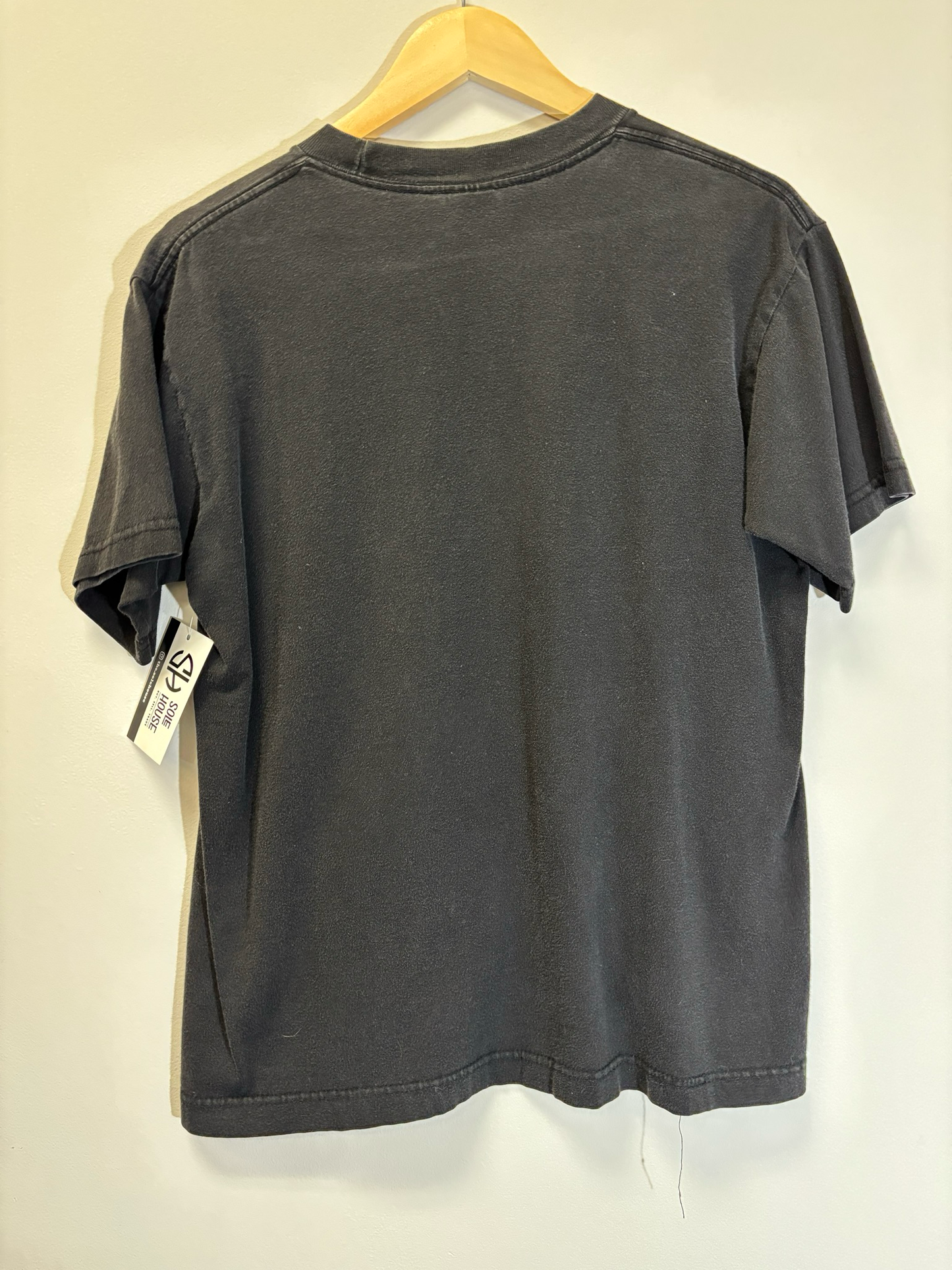 Packers Logo Tee Black Size Medium Vintage