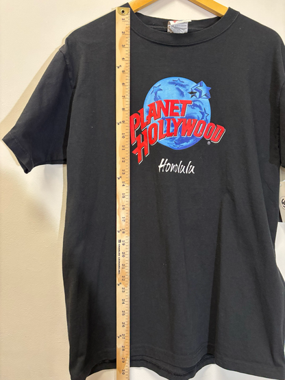 Planet Hollywood Honolulu Tee Black Size Large VINTGAGE