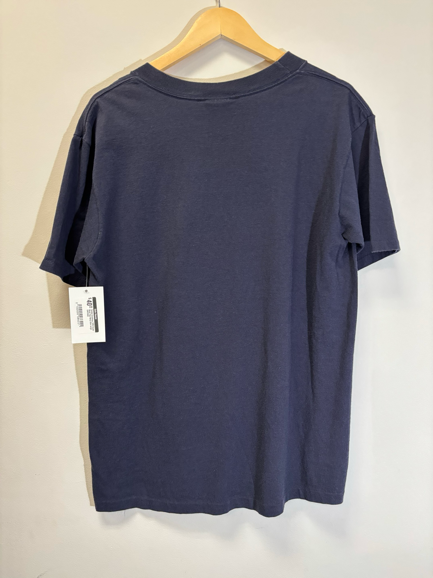 Dallas Cowboys 1995 Super Bowl Tee Navy Size Large Vintage