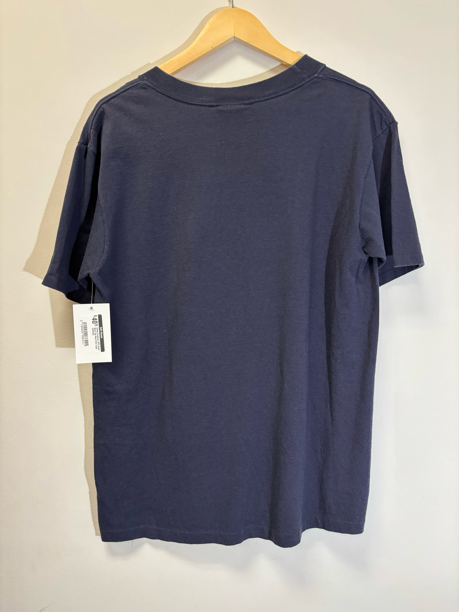 Dallas Cowboys 1995 Super Bowl Tee Navy Size Large Vintage