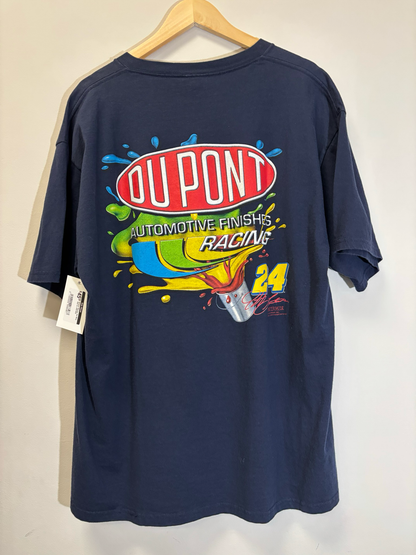 Dupont Racing Tee Navy Size XL Vintage