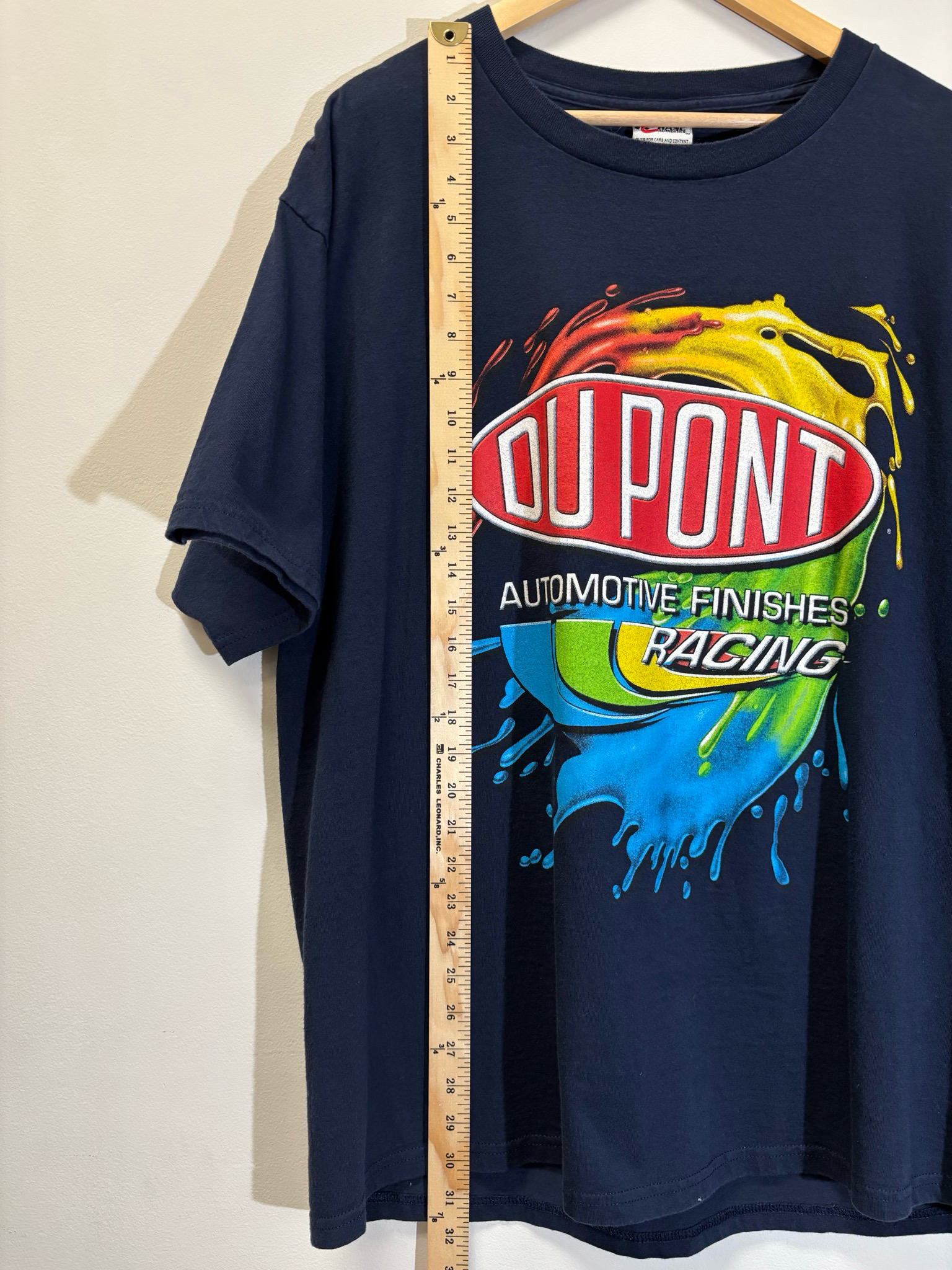 Dupont Racing Tee Navy Size XL Vintage