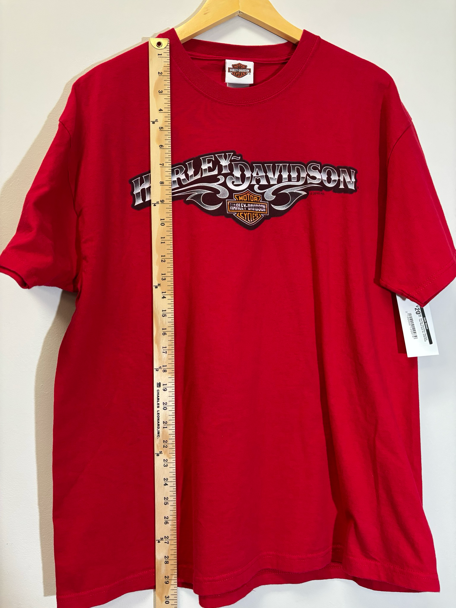 Harley Davidson Georgia Tee Red Size XL Vintage