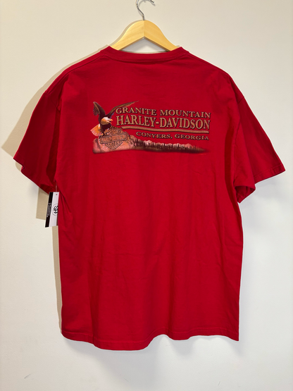 Harley Davidson Georgia Tee Red Size XL Vintage