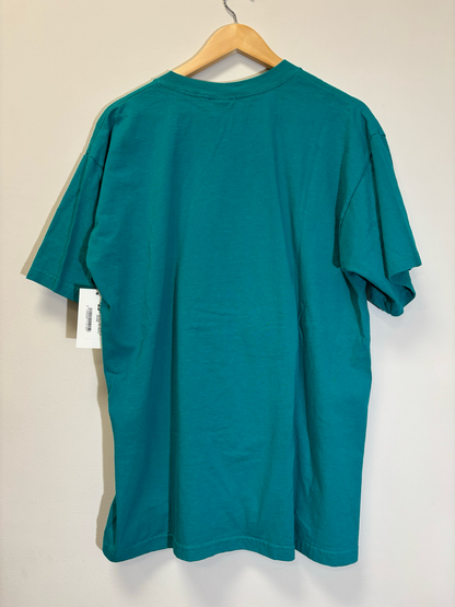 Disney Mickey Mouse 3D Tee Aqua Size Medium Vintage