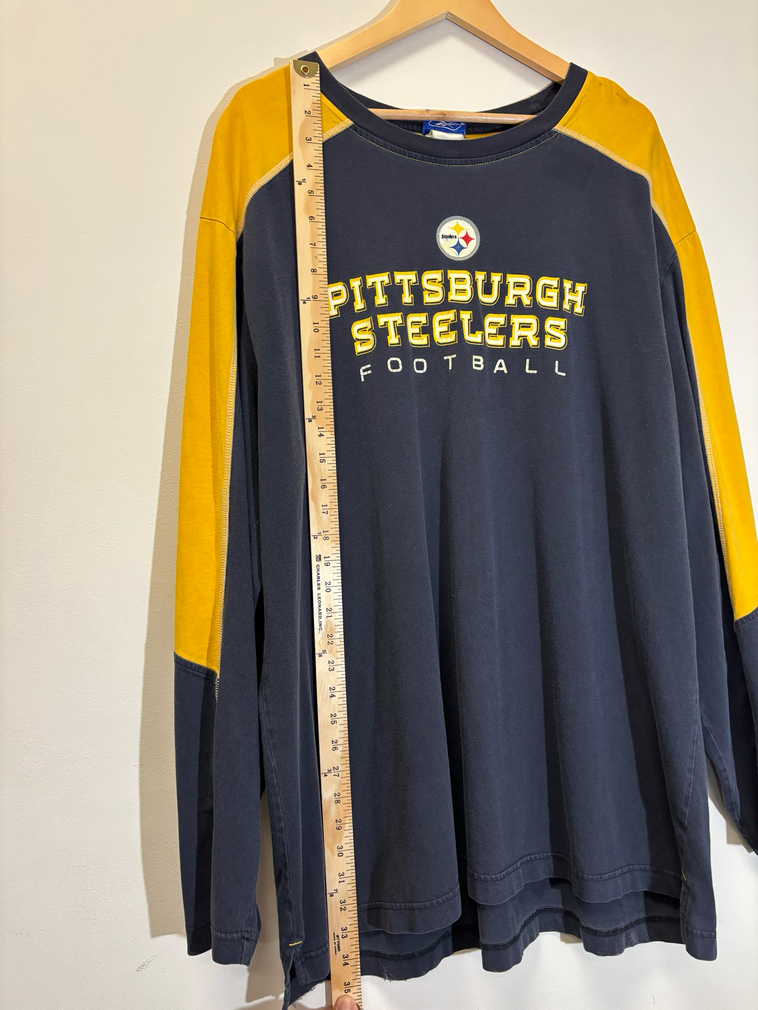 Pittsburgh Steelers Reebok Long Sleeve Size 3XL Vintage