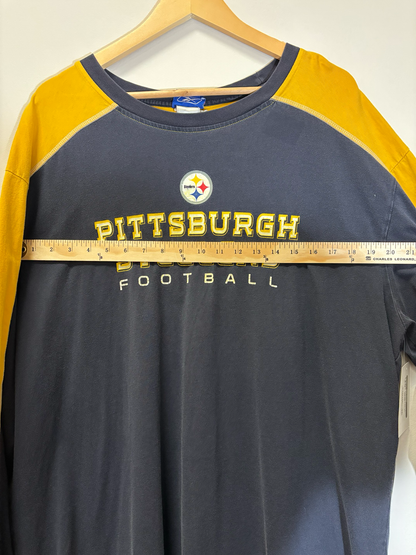 Pittsburgh Steelers Reebok Long Sleeve Size 3XL Vintage