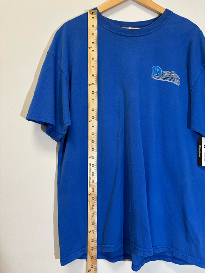 Mile High Mopar Racing Tee Blue Size XL Vintage