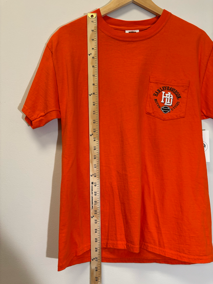 Harley Davidson Niagara Falls Tee Orange Size Medium Vintage