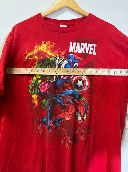 Marvel Delta Tee Red Size XL Vintage