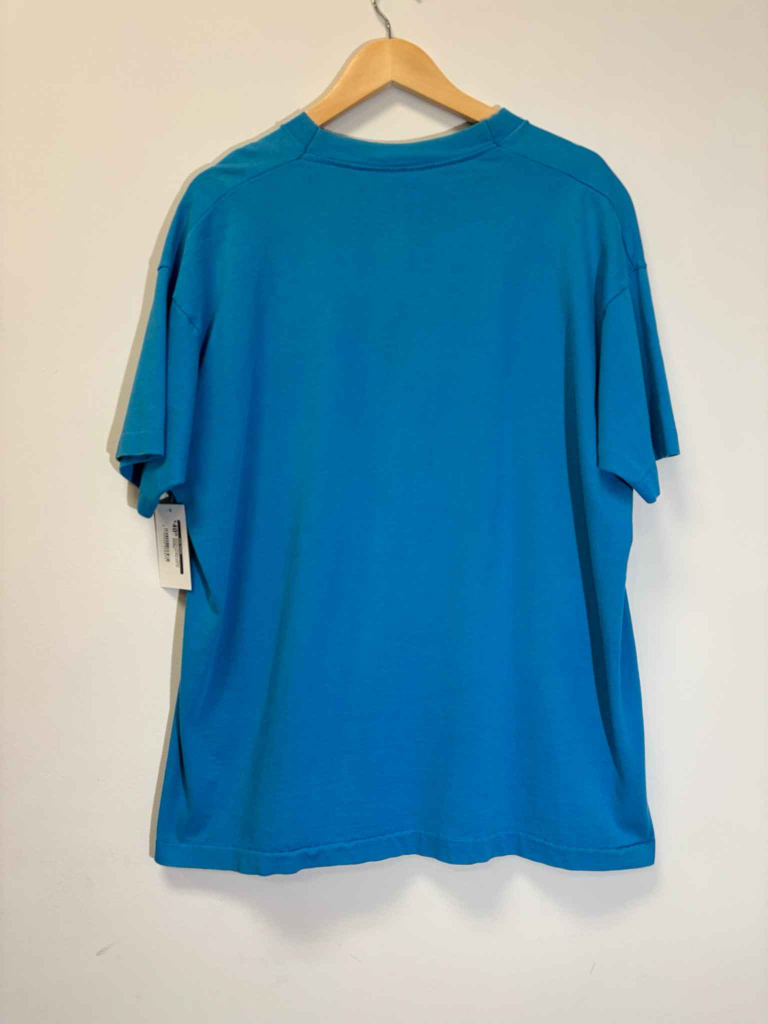 Carolina Panthers Salem Helmet Tee Blue Size XL Vintage